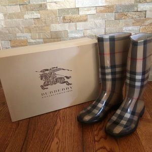 Burberry housecheck  Rainboots